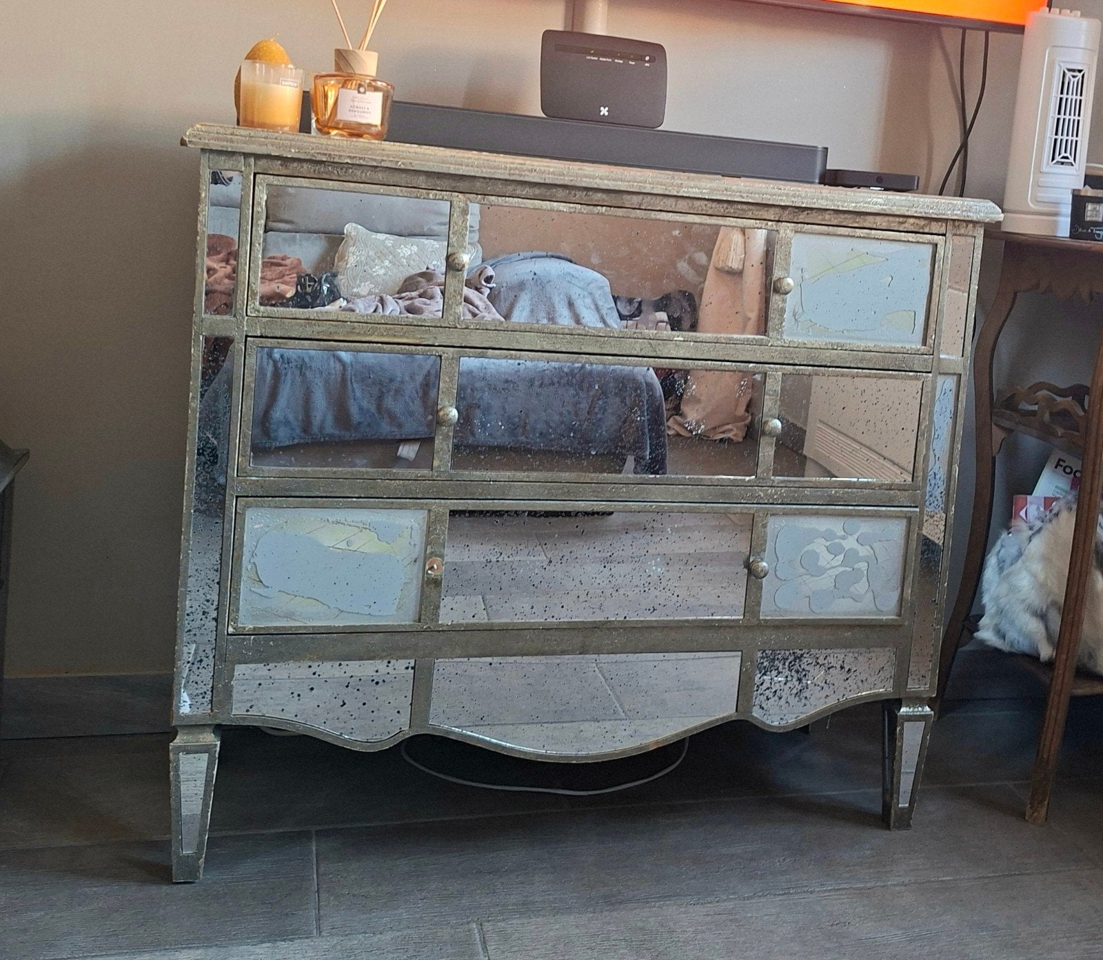 commode miroir 3 tiroirs, Enlèvement ou Envoi