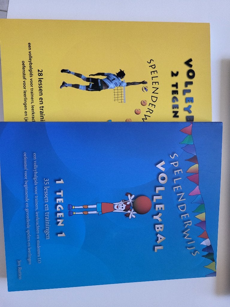 Spelenderwijs Volleybal 1 tegen 1 en 2 tegen 2, Boeken, Ophalen, Nieuw, Jos Rutten, Balsport