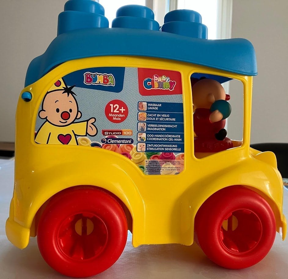 Clementoni Bumba schoolbus met blokken, Kinderen en Baby's, Ophalen of Verzenden