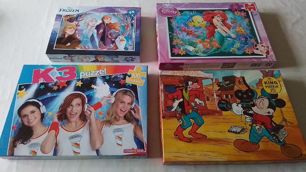 puzzels, Enlèvement, Plus de 50 pièces, Comme neuf, 4 à 6 ans
