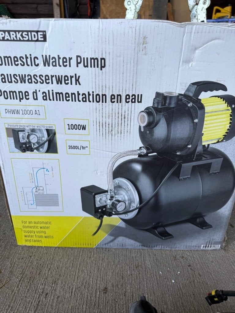 Parkside hydrofoorpomp – PHWW 1000 A1, Jardin & Terrasse, Enlèvement, Neuf, Électrique, Pompe d'appoint