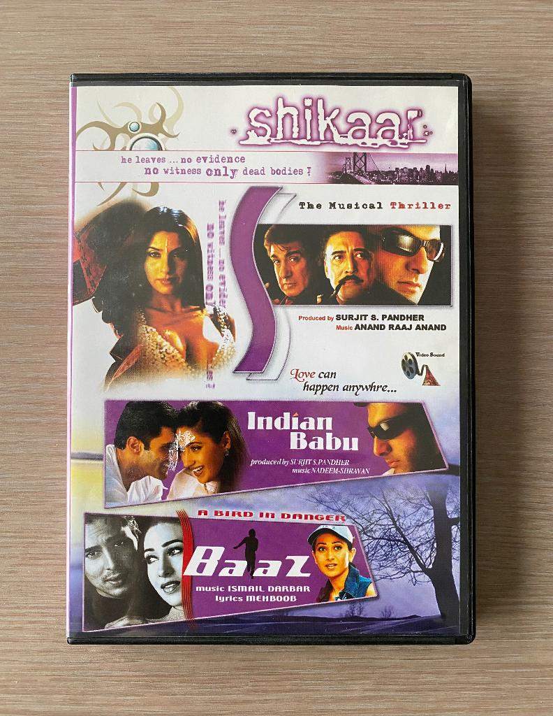 3 in 1 DVD - Bollywood, Verzenden, Gebruikt