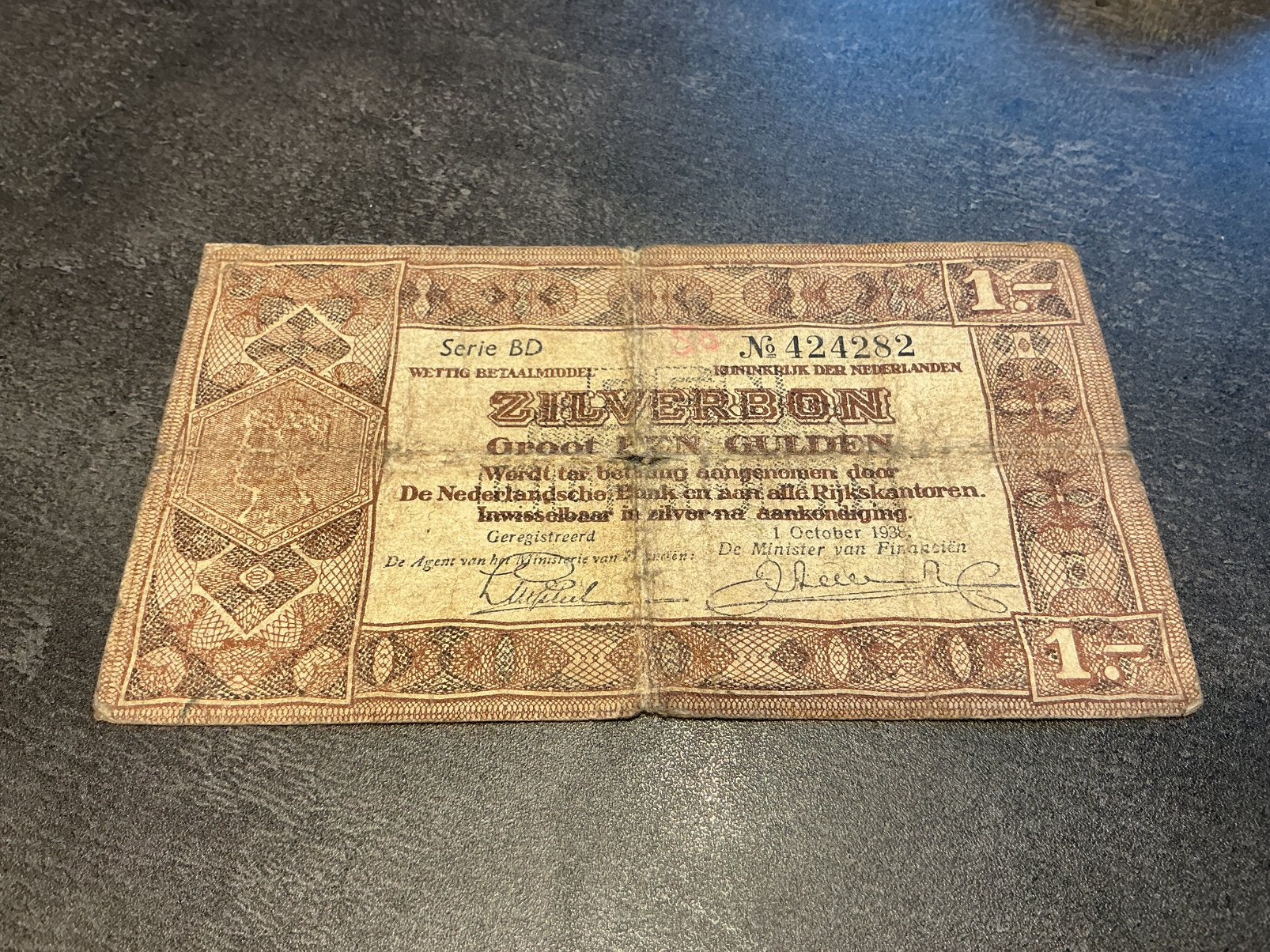 Nederland 1 gulden 1938, Ophalen of Verzenden