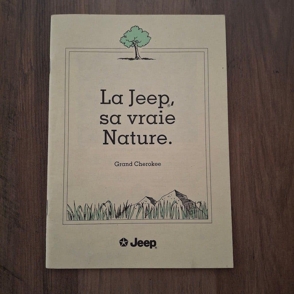 La Jeep, sa vraie Nature. Grand Cherokee, Ophalen of Verzenden, Nieuw, Overige merken