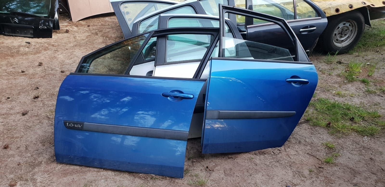 RENAULT MÉGANE SENIC PORTIEREN LV+,LA BJ 2003 2007, -, Utilisé, Porte, -
