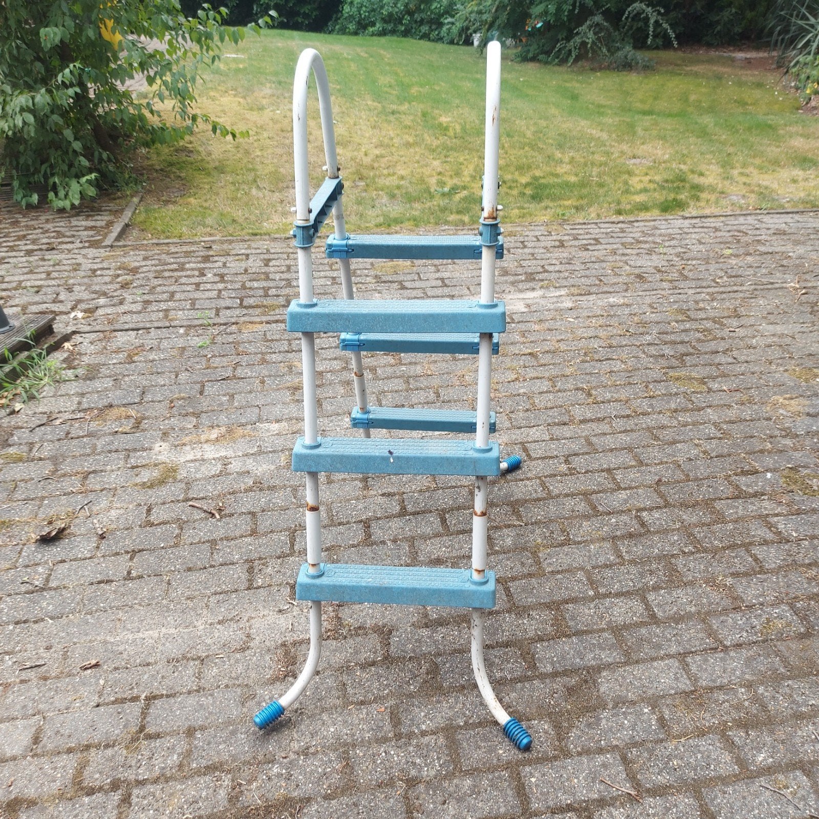 Zwembad ladder, Ophalen of Verzenden, Gebruikt, Ladder