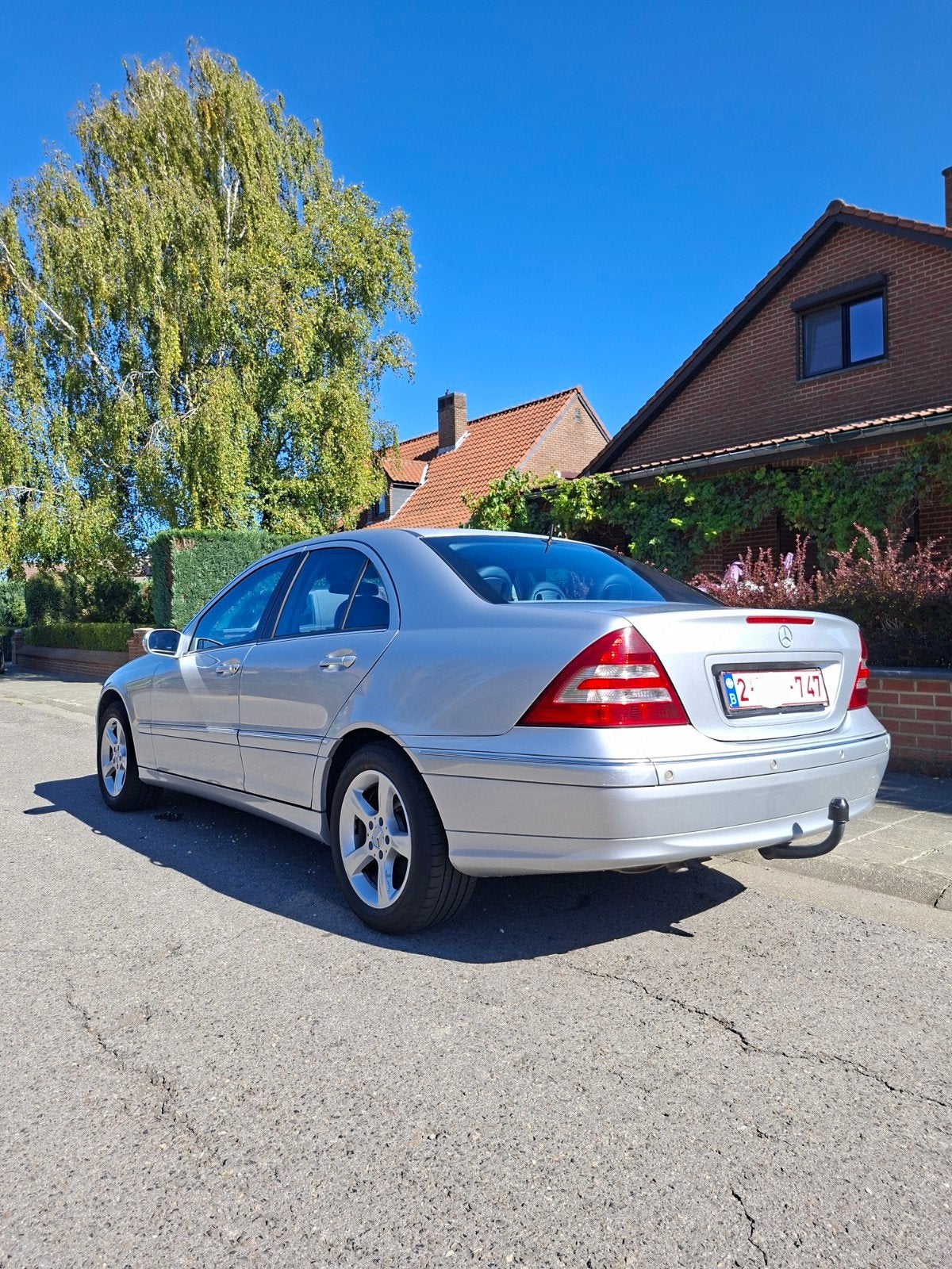 Mercedes C220 cdi 2006 155.000km, Auto's, 4 deurs, Achterwielaandrijving, 4 cilinders, Leder en Stof