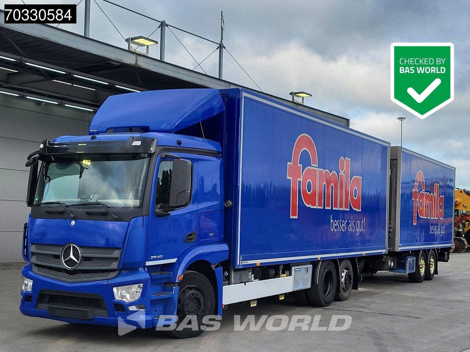 Mercedes Actros 2540 6X2, Auto's, Euro 6, Blauw, Bedrijf, Diesel