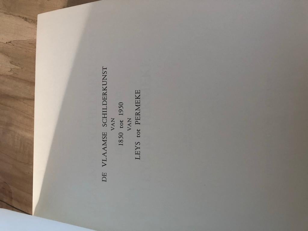 Moderne Vlaamse Schilderkunst van 1850 - 1950, Van Leys tot, Livres, Enlèvement ou Envoi, Utilisé, Peinture et dessin, Dr. Walther Vanbeselaere