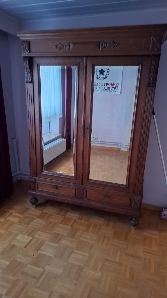 Armoire ancienne, Antiquités & Art, Antiquités | Meubles | Armoires, Enlèvement