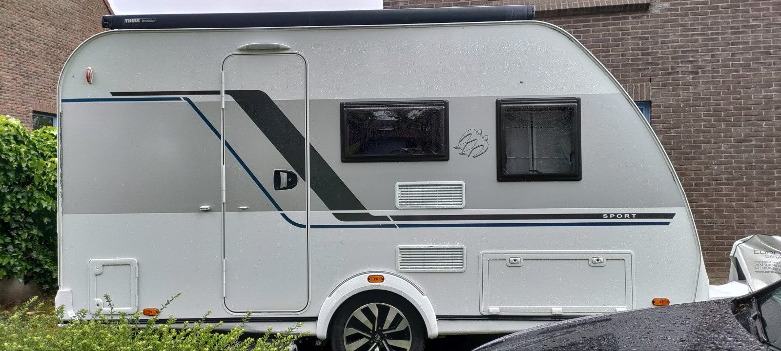 Caravan Knaus Sport 400 QD met mover, luifel, voortent, 4 à 5 mètres, 750 - 1000 kg, Particulier, Knaus