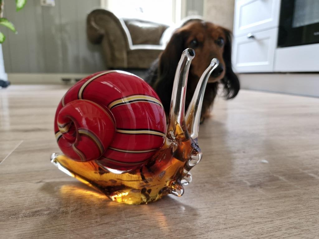 slak van glas, Antiek en Kunst, Ophalen of Verzenden