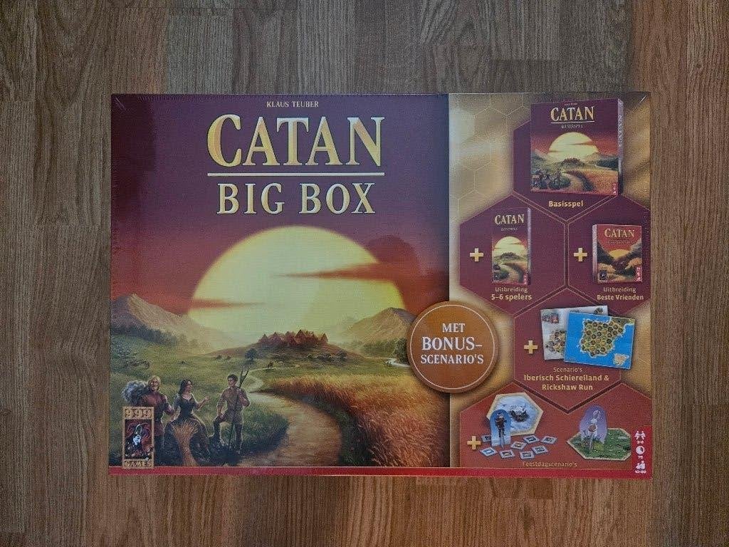 Catan Big Box nieuw in verpakking 999 Games, Vijf spelers of meer, Ophalen of Verzenden, Nieuw, 999 Games