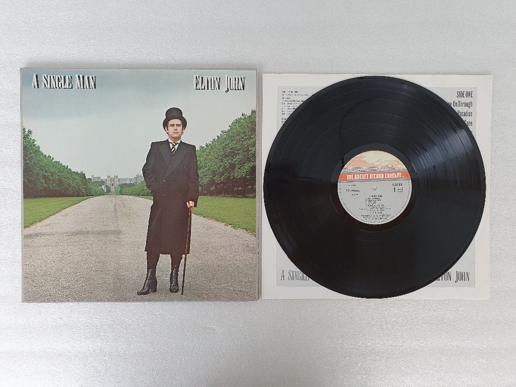 LP Elton John - A Single Man, Cd's en Dvd's, Ophalen of Verzenden, Gebruikt, LP
