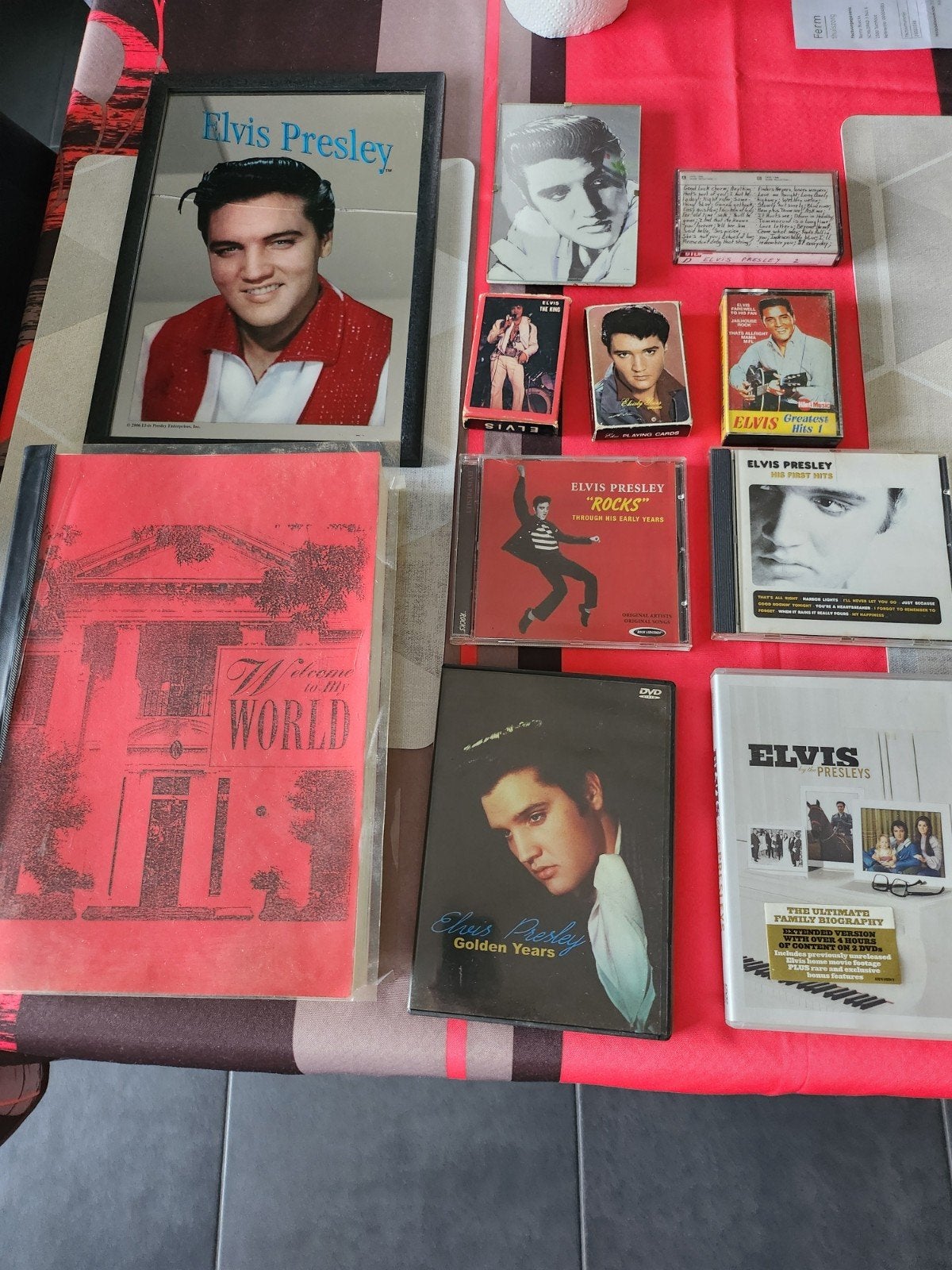 Elvis collectie cd boek dvd cassette bieden, CD & DVD, CD | Humour & Cabaret, Enlèvement