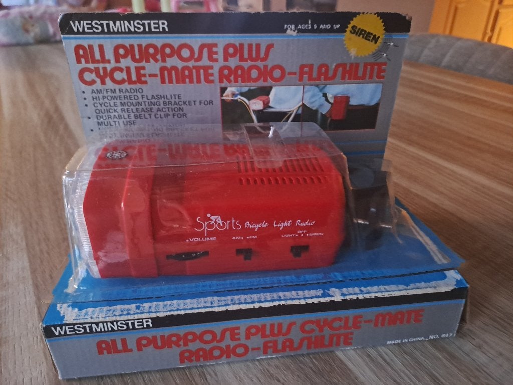 Vintage Westminster Cycle‑Mate Radio‑Flashlite - ongebruikt, Verzamelen, Ophalen of Verzenden, Overige typen