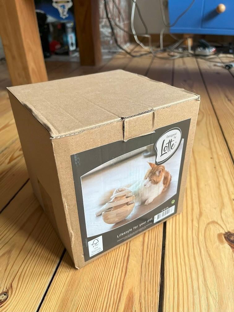 Kattenspel, houten speelgoed nieuw, Dieren en Toebehoren, Kattenspeelgoed, Ophalen of Verzenden, Nieuw, Speelbal