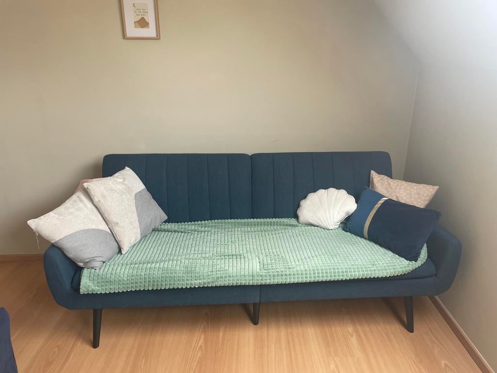 Tweezitszetel, Huis en Inrichting, Zetels | Zetels en Chaises Longues, Gebruikt, Tweepersoons, Stof, Ophalen