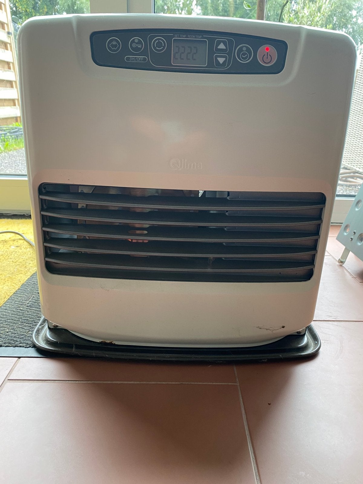 Laserkachel 3,5 kw Qlima zeer goede staat., Maison & Meubles, Enlèvement, Comme neuf