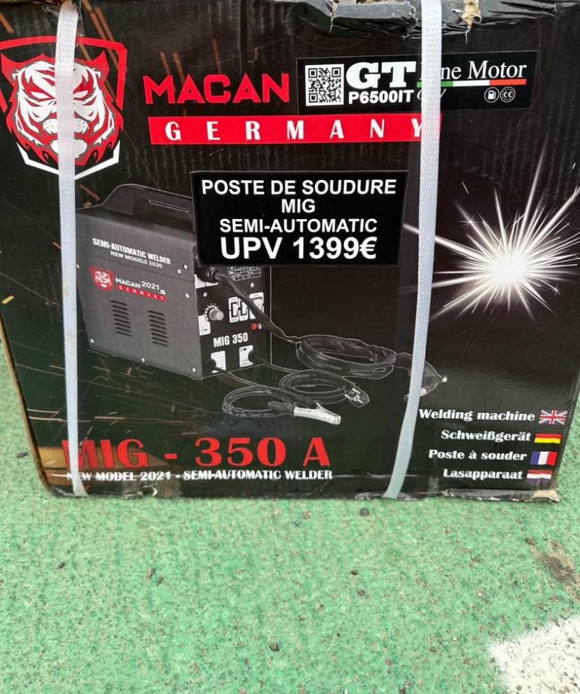 Poste de soudure, Enlèvement ou Envoi
