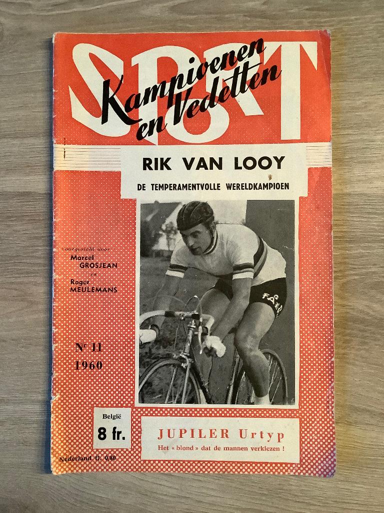 Sportkampioenen en vedetten - Rik Van Looy ( 1960 ), Enlèvement ou Envoi, Marcel Grosjean, Course à pied et Cyclisme, Utilisé