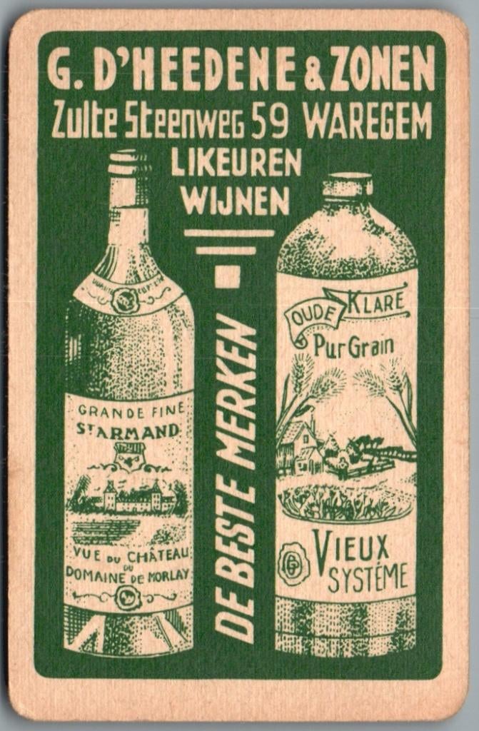 speelkaart - LK14555 - D'Heedene, Verzenden, Zo goed als nieuw, Speelkaart(en)