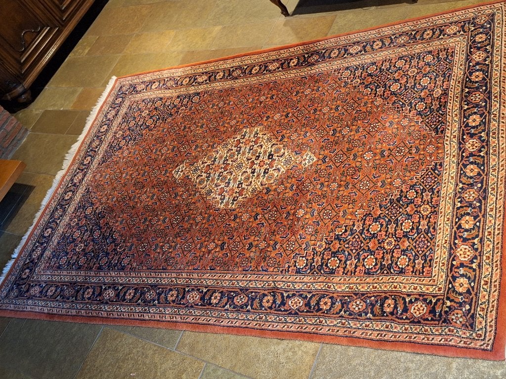 Magnifique Tapis Indo-Bidjar fait main – 100% Pure Laine, Enlèvement