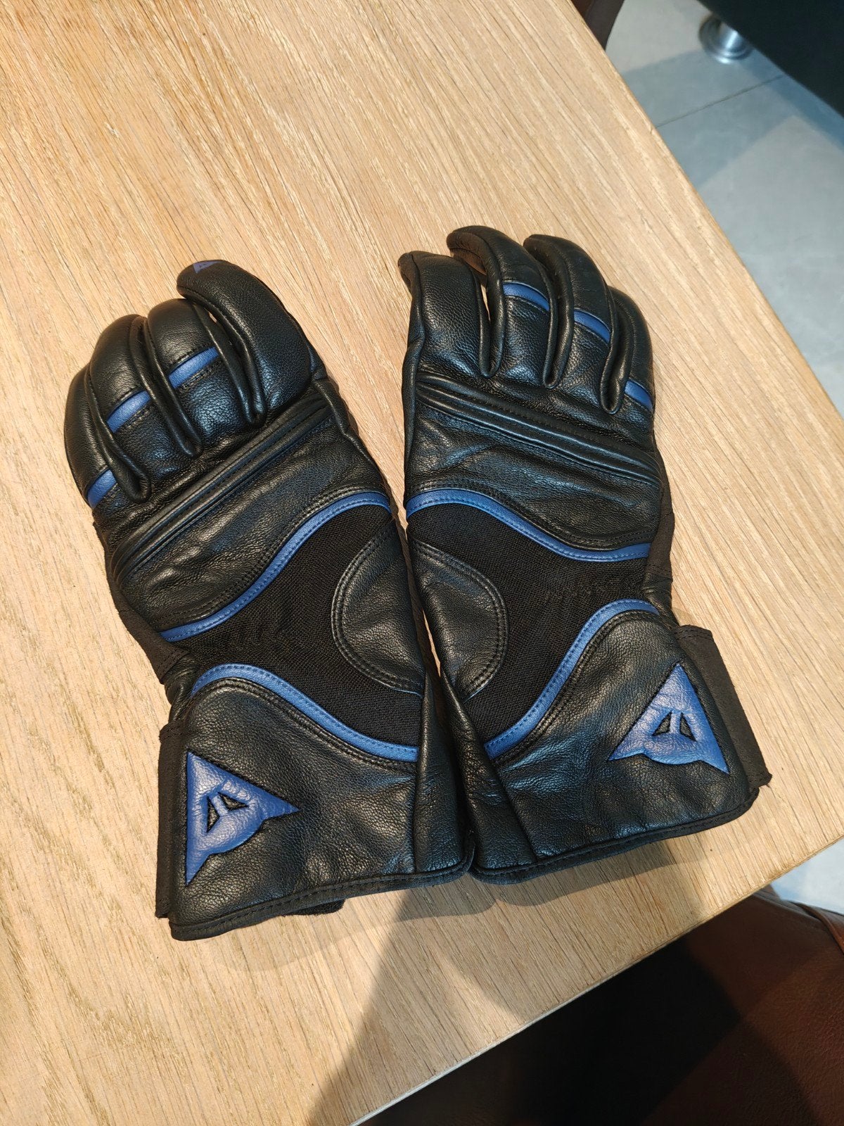 lederen motorhandschoenen maat M, Ophalen, Tweedehands, Heren
