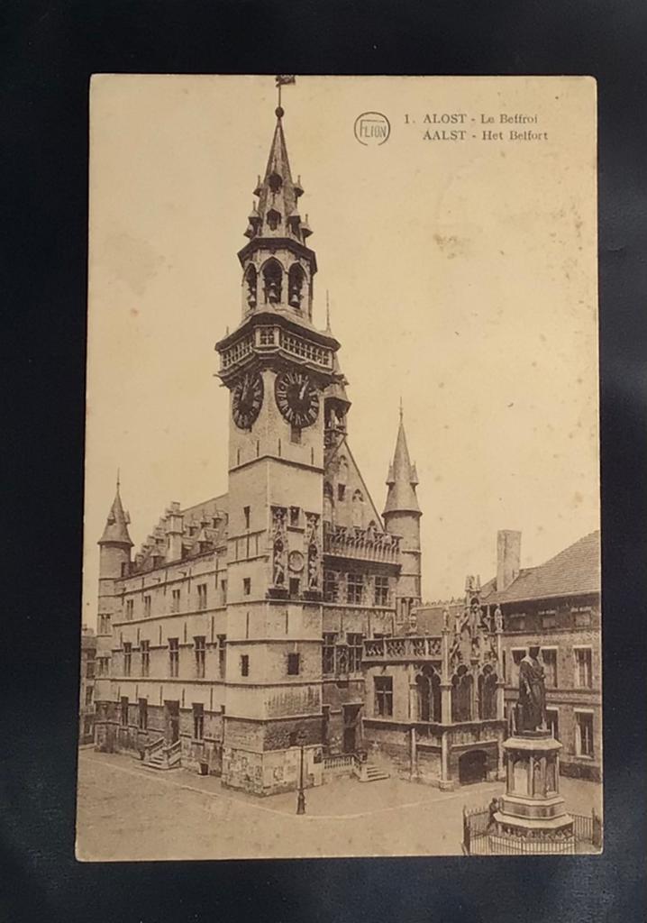 (015)  Aalst. (Alost). Het Belfort, Enlèvement ou Envoi, Affranchie