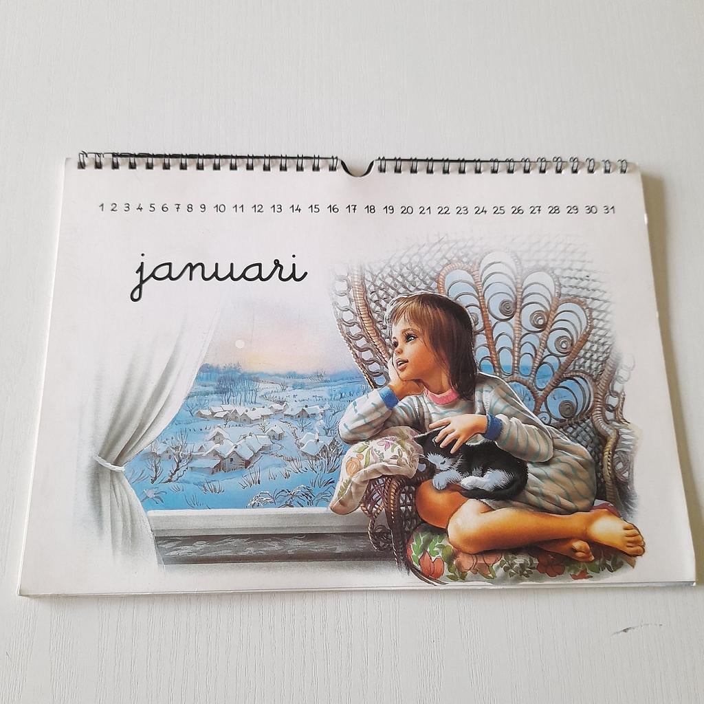 Vintage  kalender Martine - Casterman 1995., Diversen, Kalenders, Ophalen, Jaarkalender