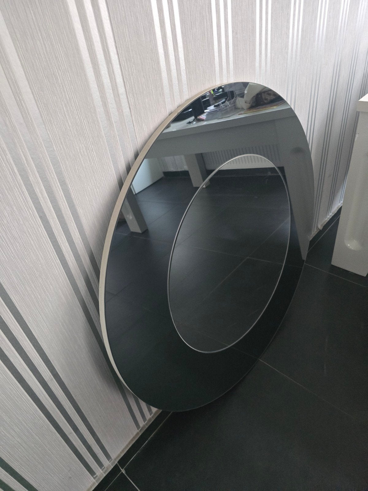 Ronde spiegel dia 100cm, Ophalen