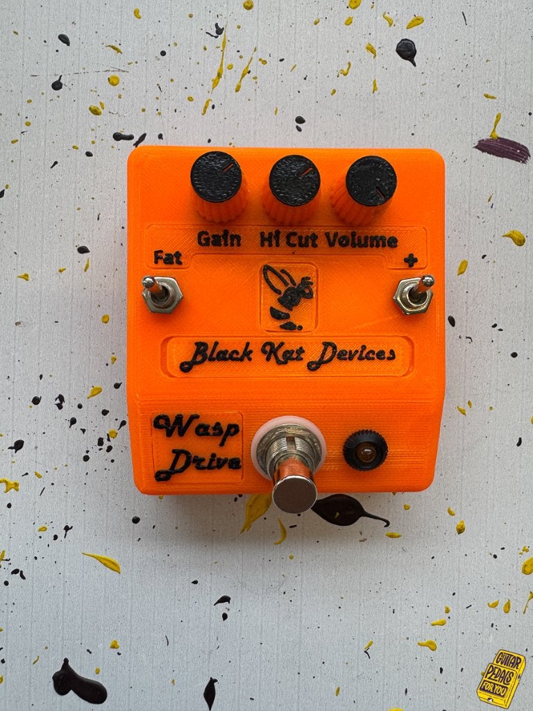 Black Kat Devices - Wasp Drive - 3D Printed, Ophalen of Verzenden, Gebruikt, Distortion, Overdrive of Fuzz