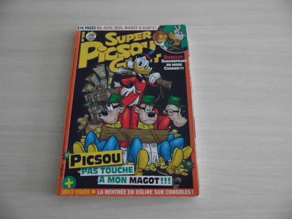 SUPER PICSOU GÉANT  N°208, Enlèvement ou Envoi, Comme neuf, WALT DISNEY, Une BD