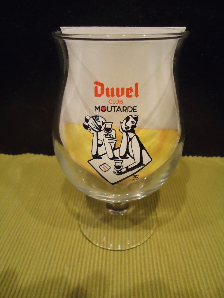 Duvel-Moortgat : Duvelclub Moutarde Brakel 2025 glas 33cl, Collections, Enlèvement ou Envoi, Neuf, Verre ou Verres, Duvel