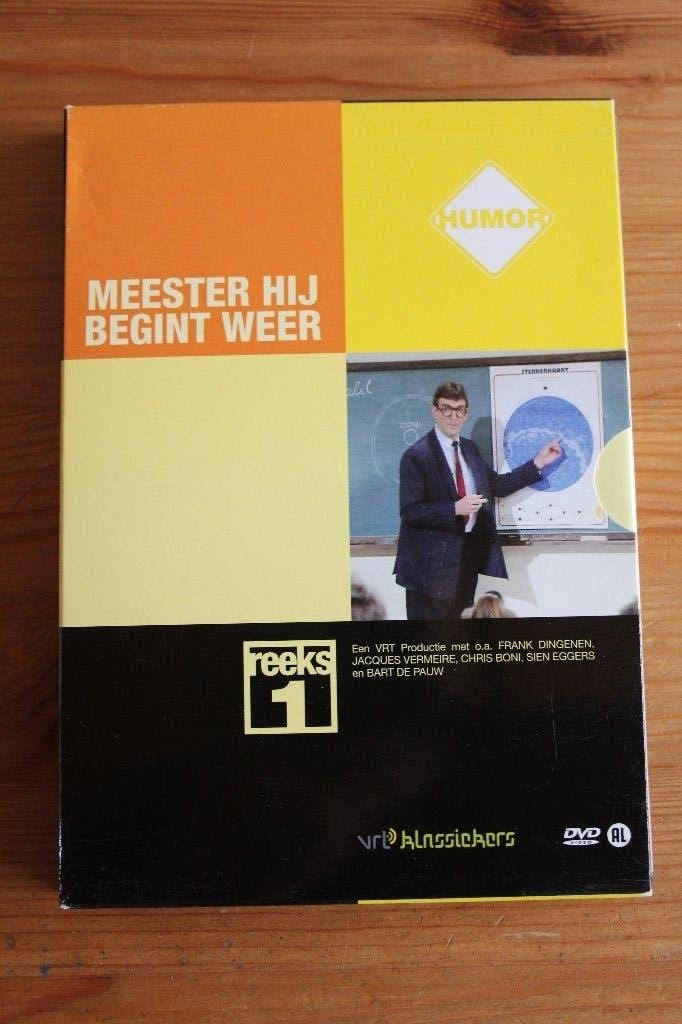 Meester hij begint weer  reeks 1      vlaamse komedie-serie!, CD & DVD, À partir de 9 ans, Enlèvement ou Envoi, Comme neuf, Comédie