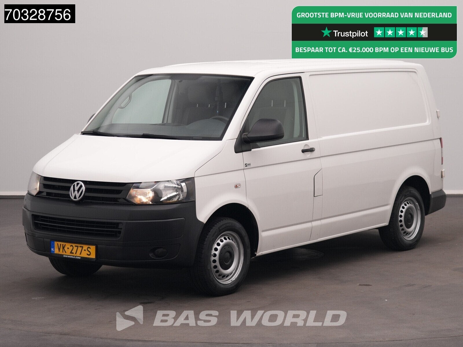 Volkswagen Transporter 86PK L1H1 Navi Airco APK 01-2027 Euro, Autos, Camionnettes & Utilitaires, Euro 5, Achat, 63 kW, Entreprise