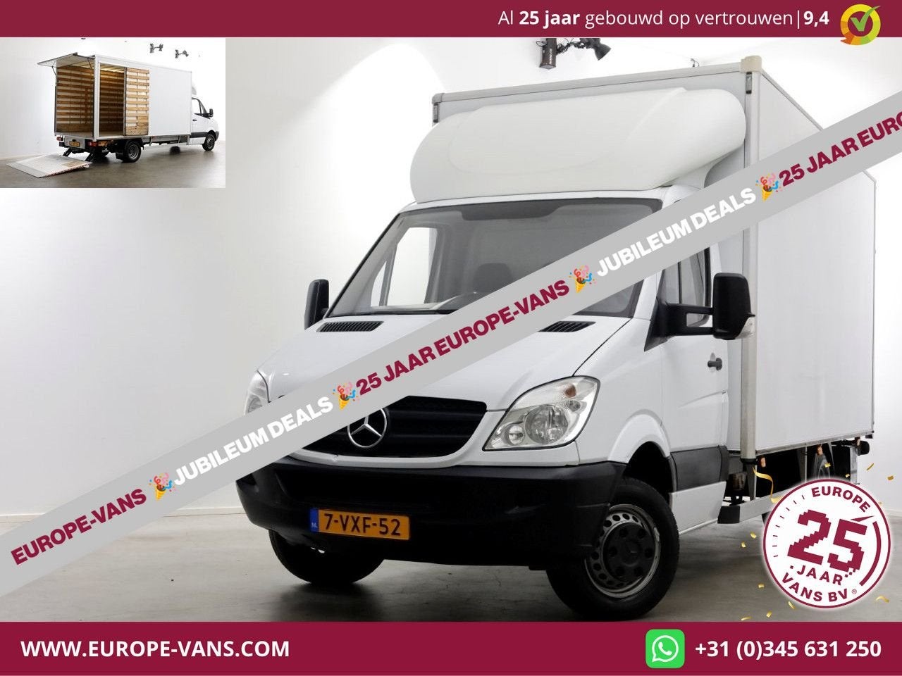 Mercedes-Benz Sprinter 510 CDI Bakwagen met laadklep en zijd, Achat, Entreprise, Mercedes-Benz, Diesel
