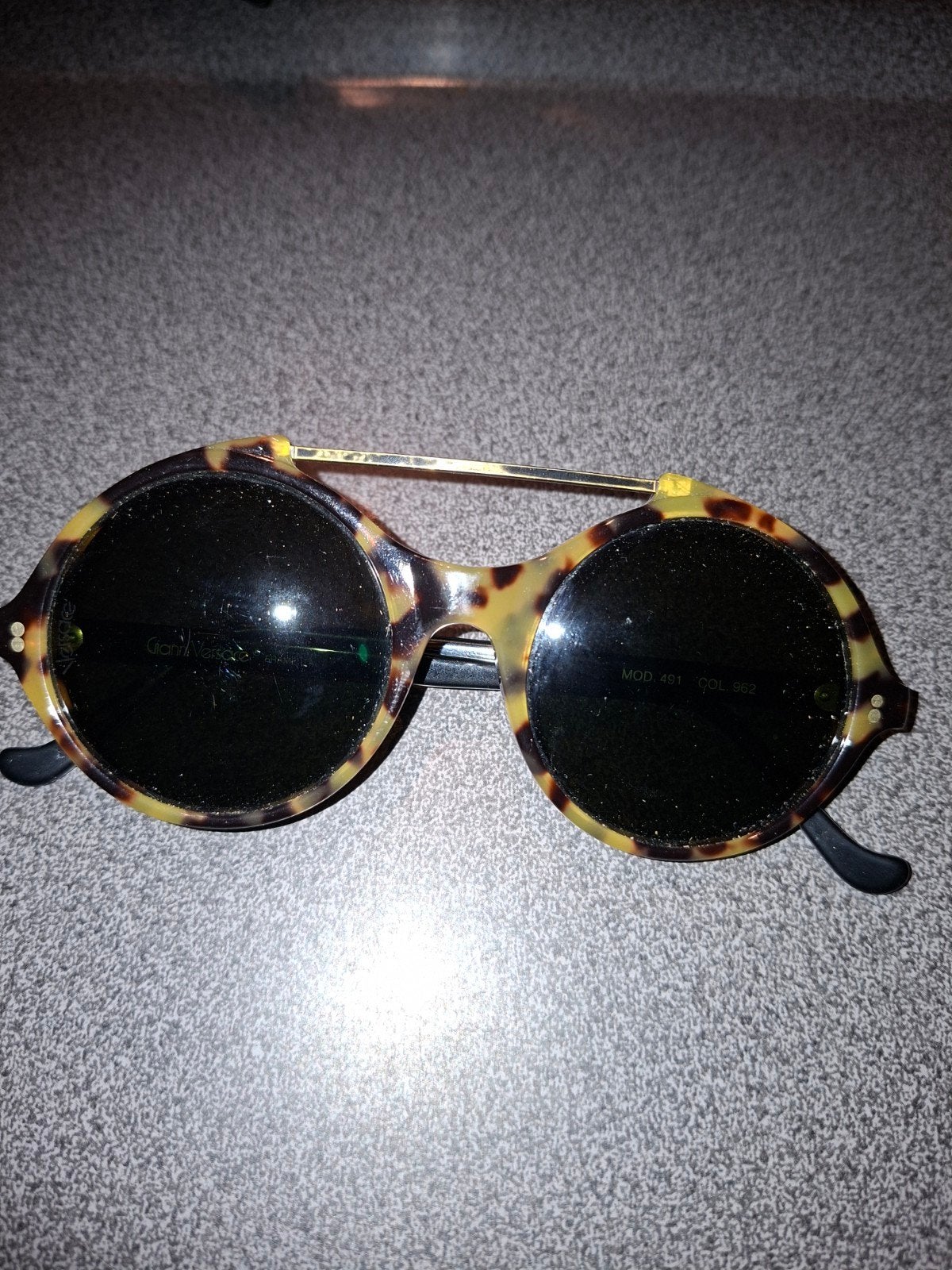 Zeldzame Vintage Gianni Versace Zonnebril Mod. 491 (Italië), Ophalen, Zonnebril, Gianni Versace
