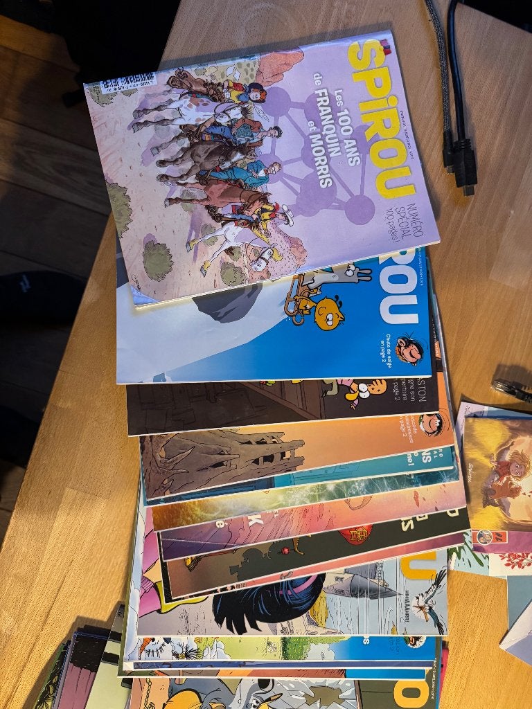 Lot de 84 Magazines Spirou (2022 - 2023 - 2024) – TB état, Collections, Revues, Journaux & Coupures, Enlèvement ou Envoi, 1980 à nos jours