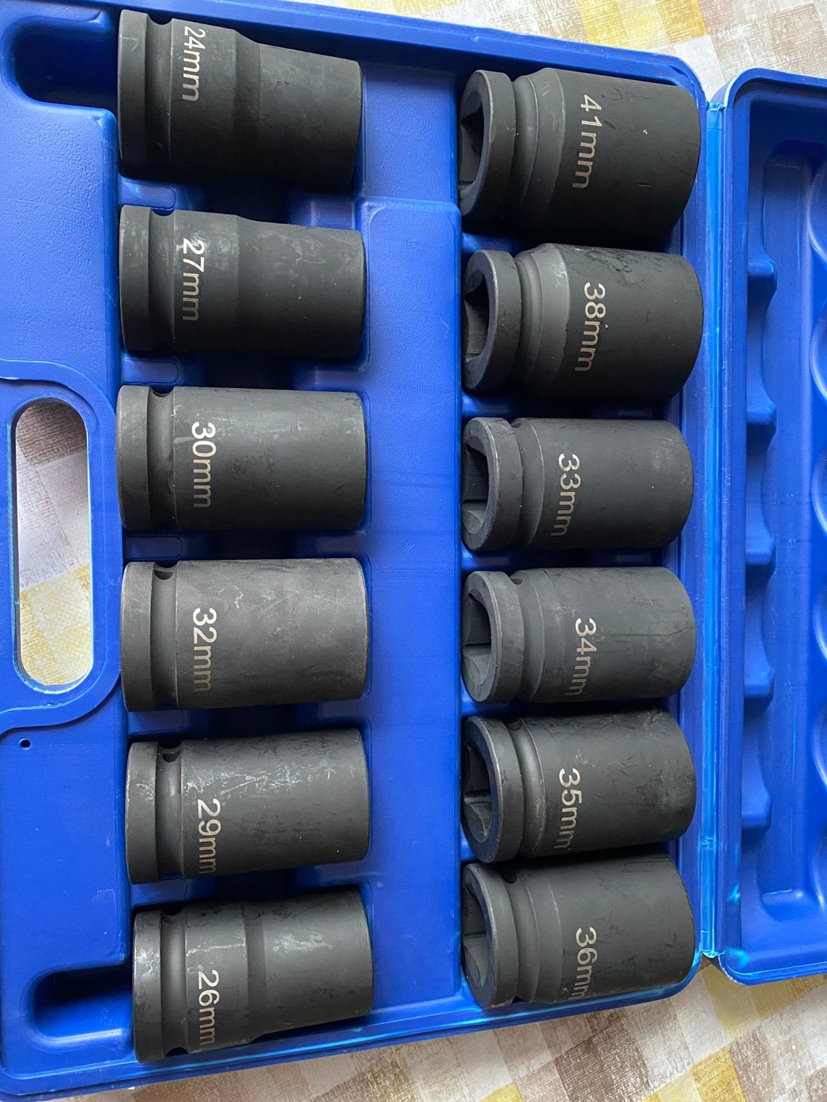 Nouveau jeu de douilles 24-41 mm 1/2 pouces, Enlèvement ou Envoi, Neuf