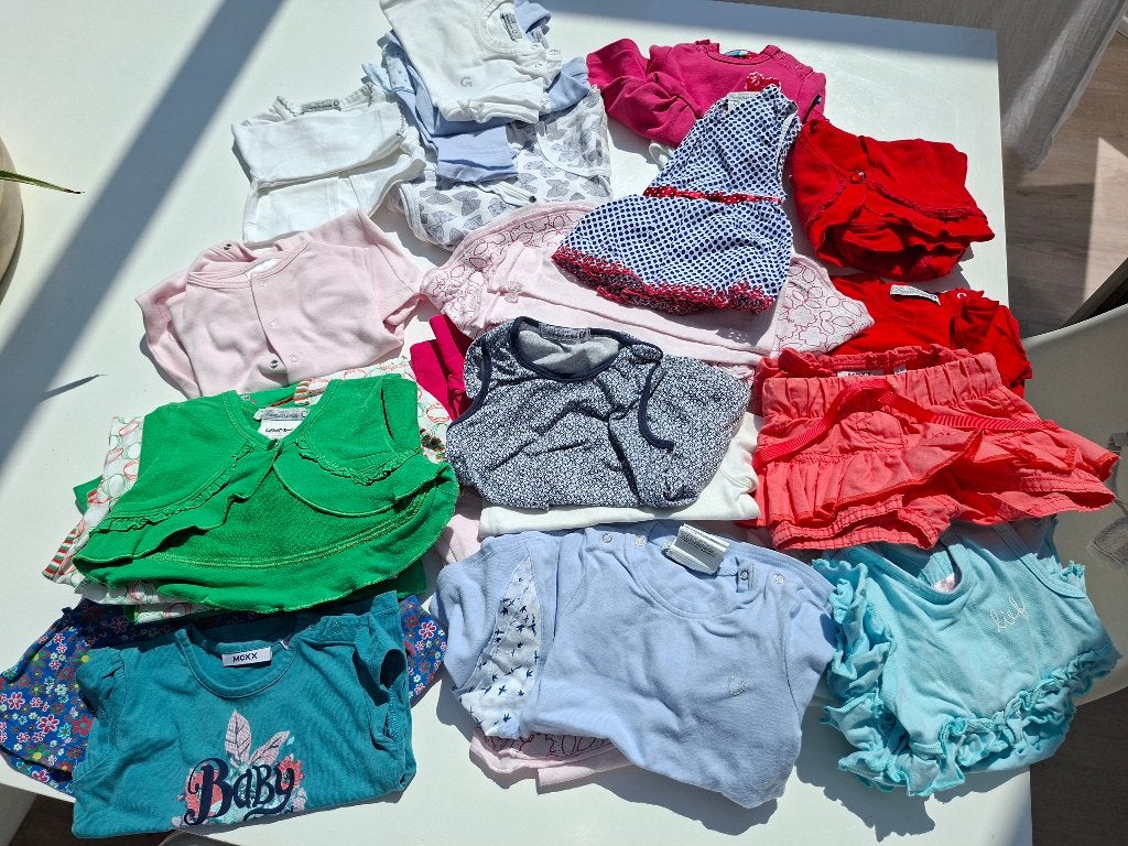 Pakket meisje babykleding (56 - 68), Enlèvement, Comme neuf, Taille 56
