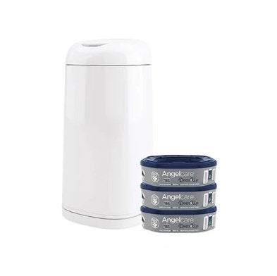 Angelcare luieremmer + 8 stuks navulling, Gebruikt, Luieremmer, Standaard, Ophalen