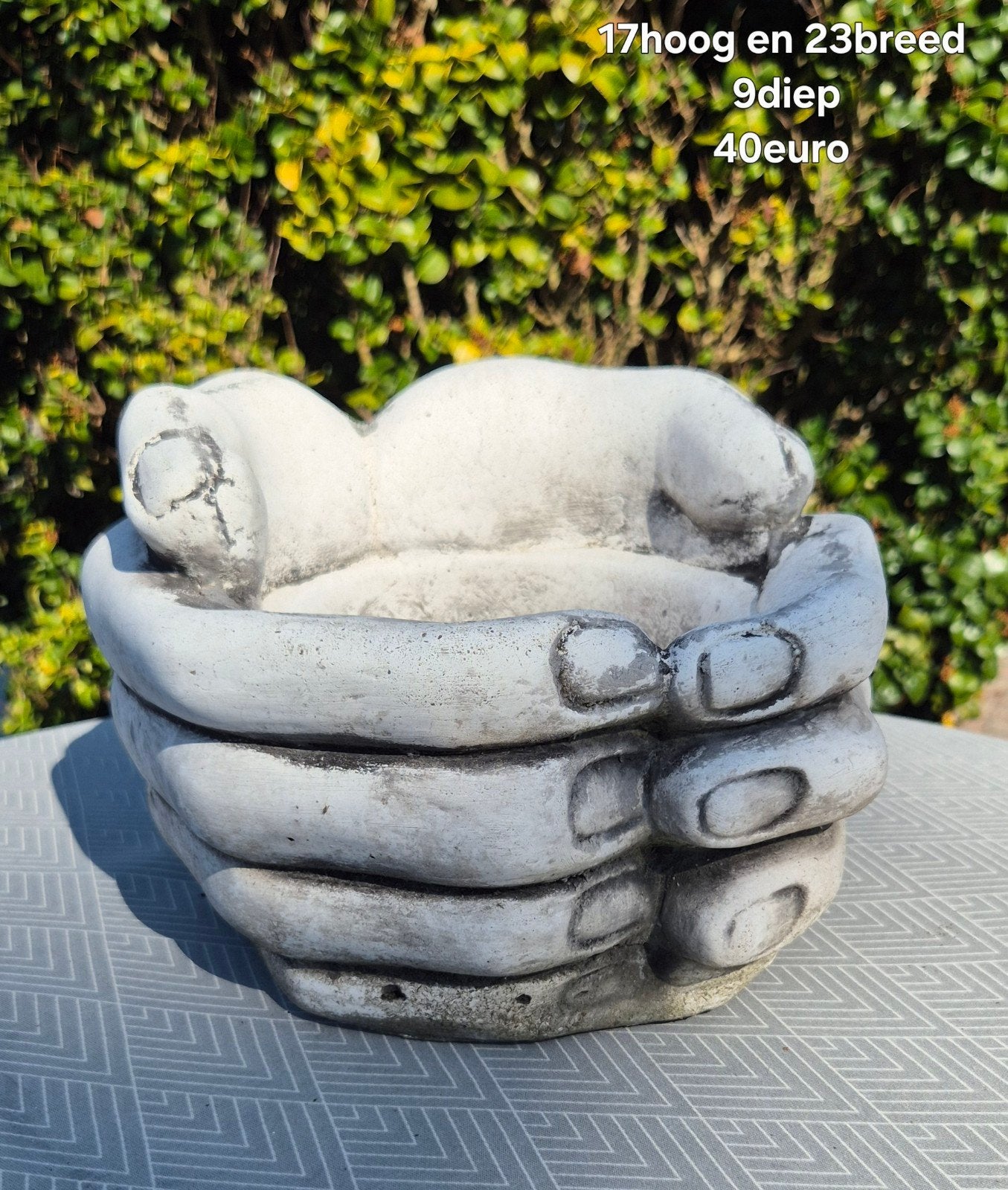 beton bloempotten met zuilen, Tuin en Terras, Ophalen, Nieuw, Beton, Overige typen