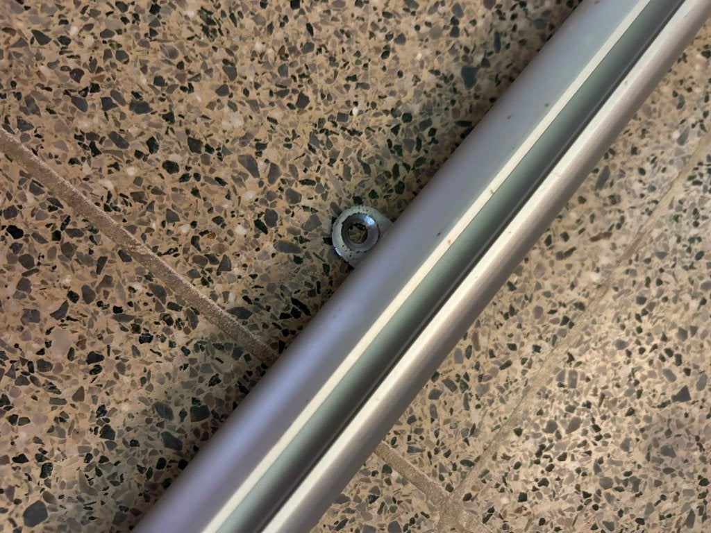 RONDE ALUMINIUM GORDIJNRAIL, Ophalen, Zo goed als nieuw, Overige materialen, Overige typen