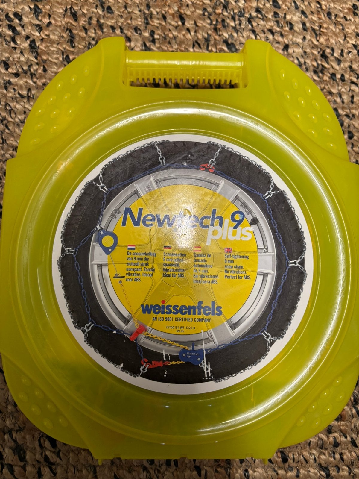 Chaînes à neige Weissenfels Newtech 9 plus, Enlèvement, Comme neuf