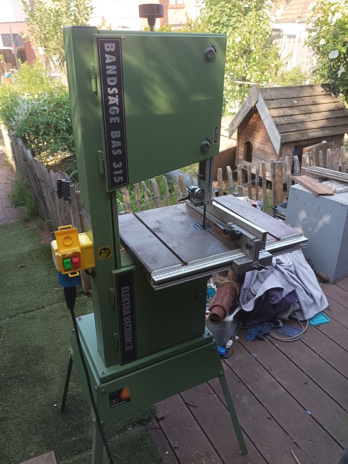 lintzaag Electra Beckum 220v BAS315, Doe-het-zelf en Bouw, Ophalen, Elektra Beckum, 70 mm of meer, 600 tot 1200 watt
