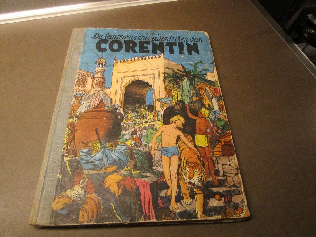 ZELDZAAM: Fantastis avonturen Corentin - HC - 1950 - 1e druk, Boeken, Stripverhalen, Gelezen, Eén stripboek, Ophalen of Verzenden