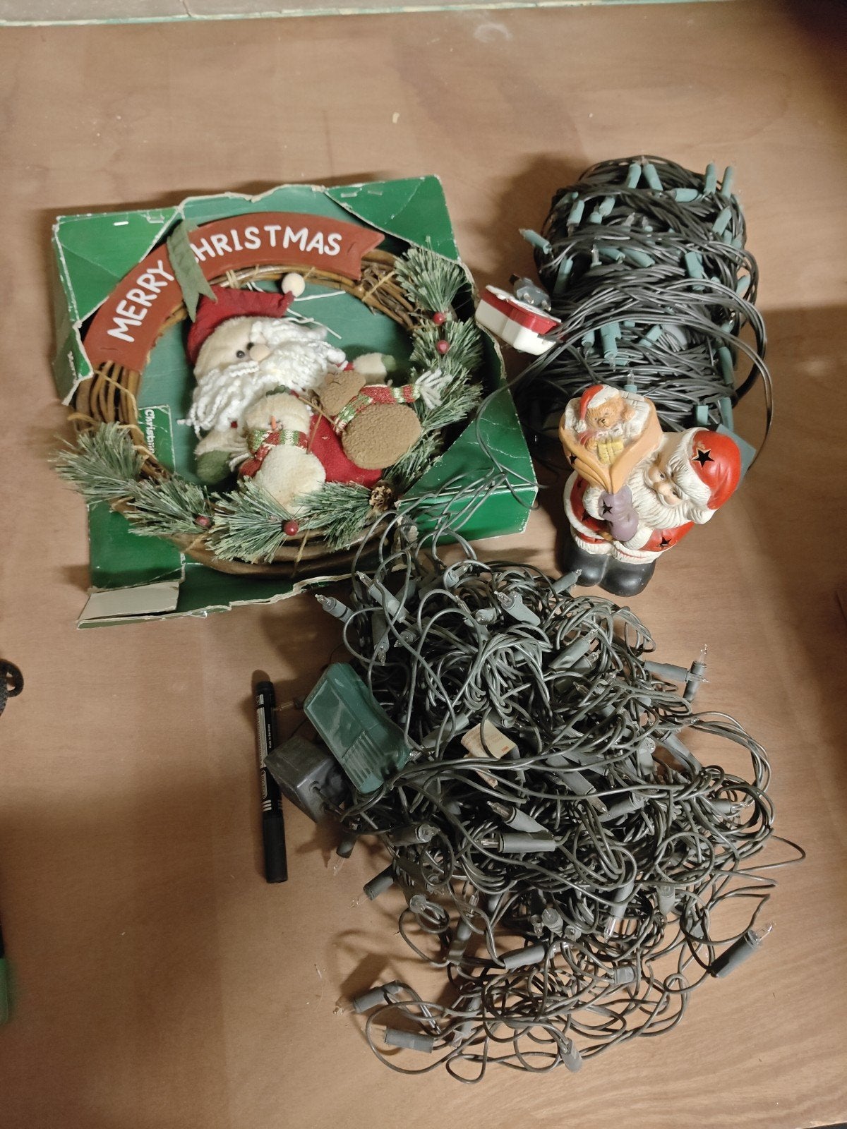 kerst decoratie, Ophalen