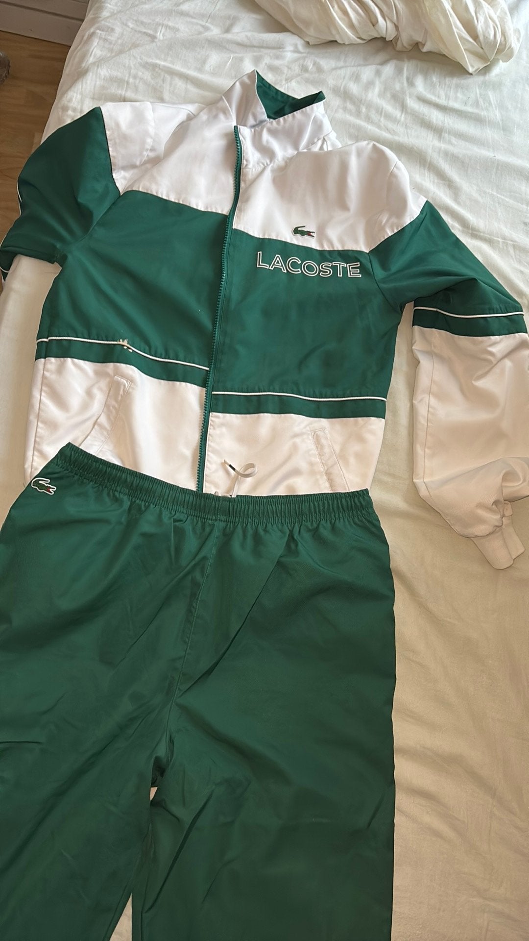 Originele lacoste traininspak, Kleding | Dames, Ophalen of Verzenden, Zo goed als nieuw, Maat 36 (S)