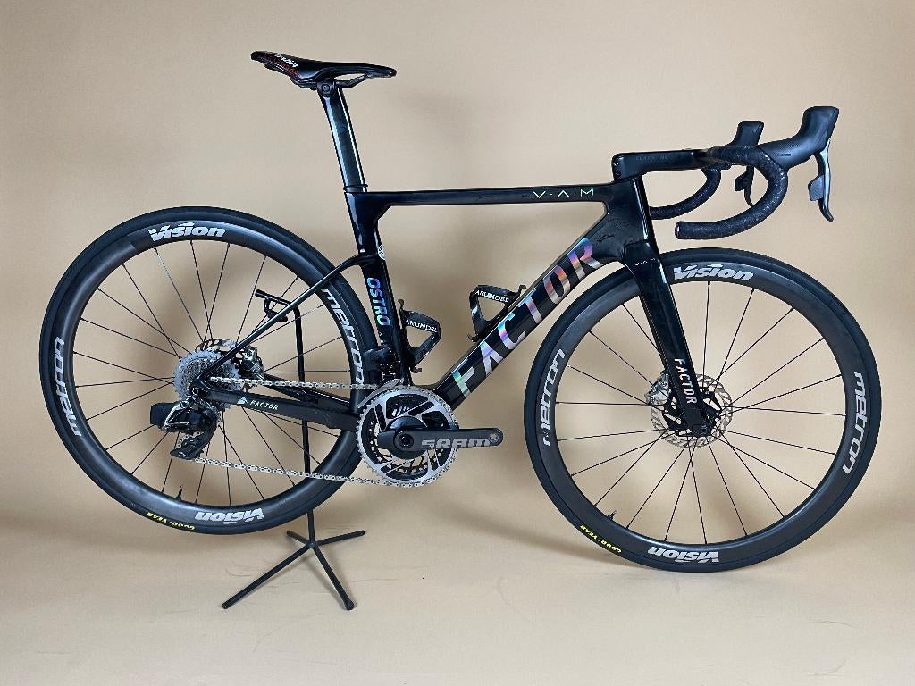 Factor Ostro VAM | SRAM Red eTap AXS | Vision SL45 Racefiets, Fietsen en Brommers, 28 inch, Carbon, 49 tot 53 cm, Ophalen of Verzenden